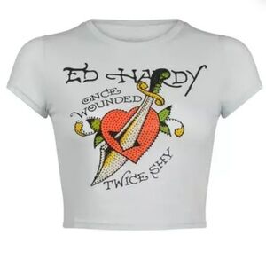Ed Hardy Crop Top NWOT